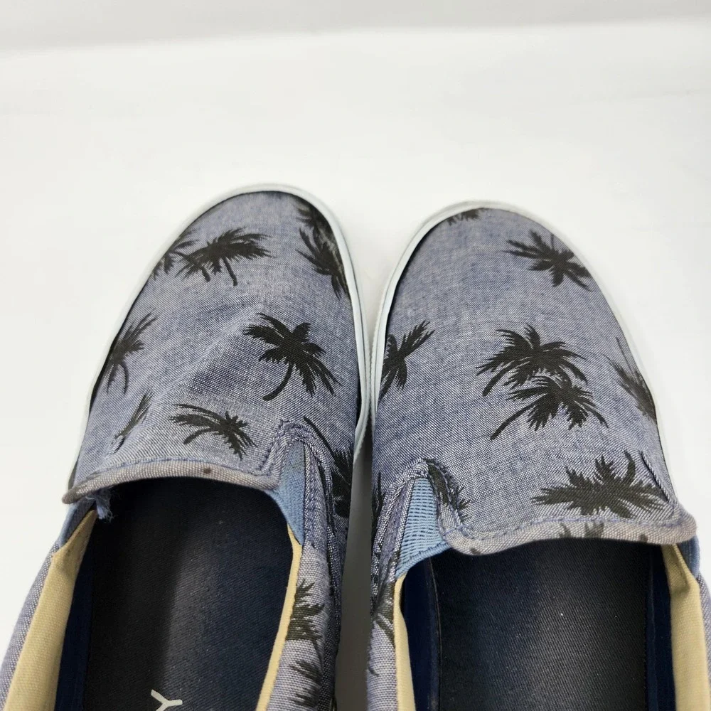 Men's Sperry Halyard Gore Slip-on‎ Sneakers Grey Palm 9.5M